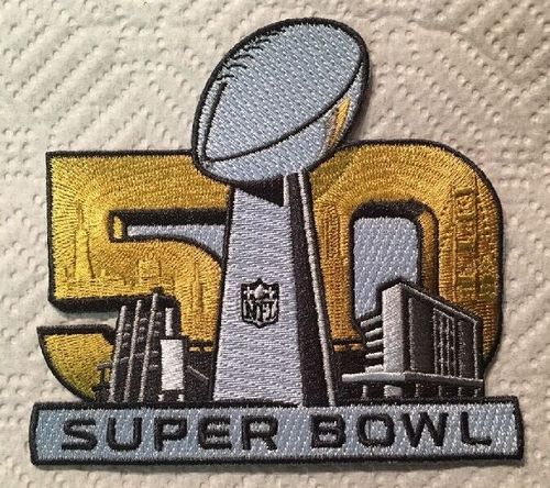 Stitched 2016 Super Bowl L 50 Jersey Patch - Click Image to Close